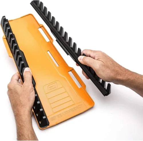 Vista 6 de GEARWRENCH 83121 - Estante reversible para llaves de 2 piezas, 16 ranuras