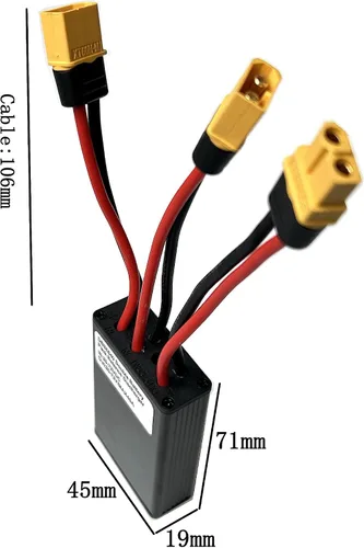 Vista 3 de Convertidor de descarga de batería doble para E-Bike 750w y 1000W Dual Battery Pack Switch Balancer 24-72VDC Máximo 40Amp