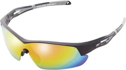 Vista 8 de POLARS DESIGN Deportes al aire libre Polarizado envoltura alrededor de Ciclismo Gafas de sol para hombres y mujeres TR90 Marco UV Protección