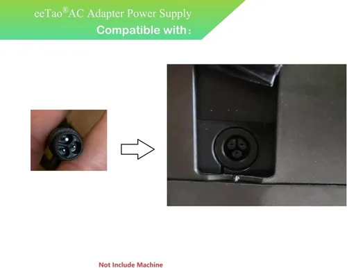 Vista 3 de Cargador de repuesto de 3 clavijas de 54.6 V compatible con Pexmor 26" eléctrico de 48 V de iones de litio cable de alimentación