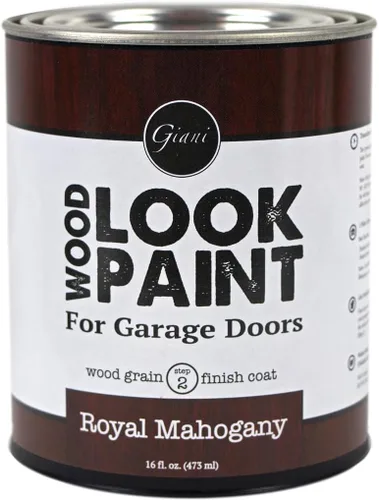 Vista 3 de Giani Pintura de aspecto de madera para puertas de garaje - Paso 2 Capa de acabado de grano de madera, Pinta (English Oak)