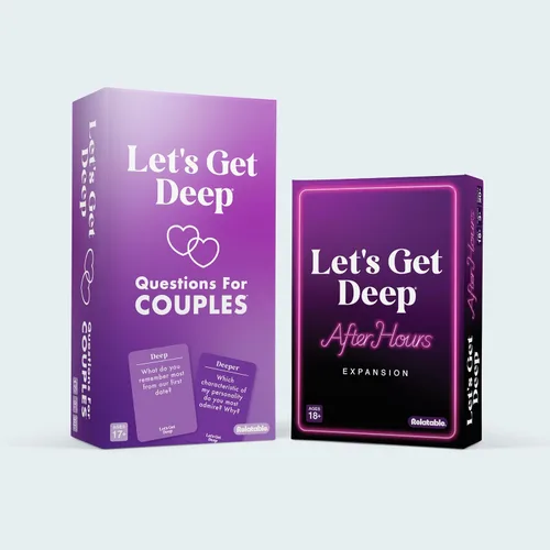 Vista 4 de What Do You Meme? - Let's Get Deep: Paquete de expansión After Dark de Relatable, para añadir a Let's Get Deep Core, ideal para regalos de parejas