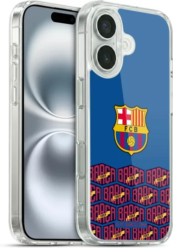 Vista 60 de Head Case Designs Funda de gel con licencia oficial del FC Barcelona con logotipo y patrón de Forca Barca [protección de grado militar] compatible