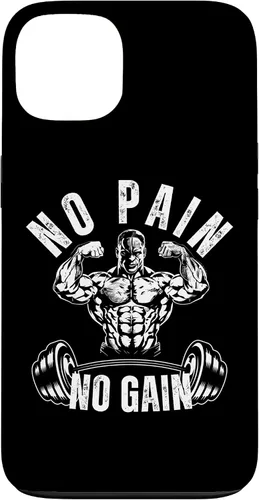 Vista 7 de No Pain No Gain Workout Motivational Case for iPhone 16