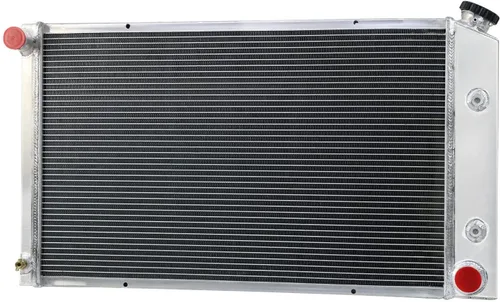 Vista 2 de Radiador de aluminio de 4 filas para 1970 1971 1972 1973 1974 1975 1976 1977 1978 1979 1980 1981 Pontiac Firebird/Trans Am 3.8L-6.6L I6 V8 todo