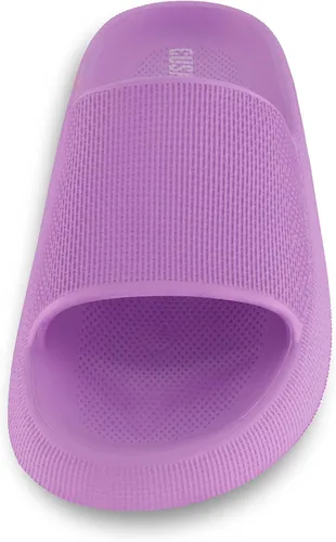 Vista 2 de Cushionaire - Sandalias de recuperación Feather tipo nubes para mujer con +Comfort