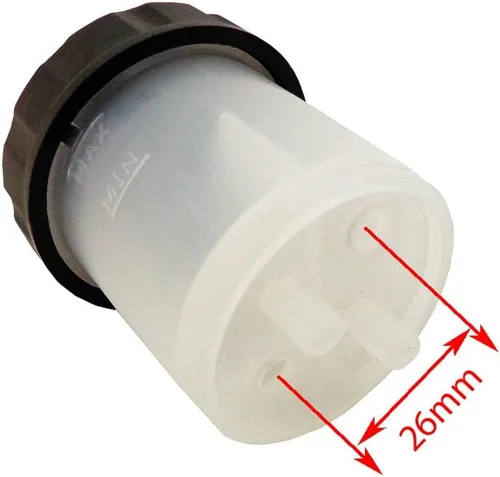 Vista 2 de Vaso de aceite de depósito de cilindro maestro de freno hidráulico universal para 90cc 110cc 125cc 200cc 250cc 300cc Go Kart Buggies