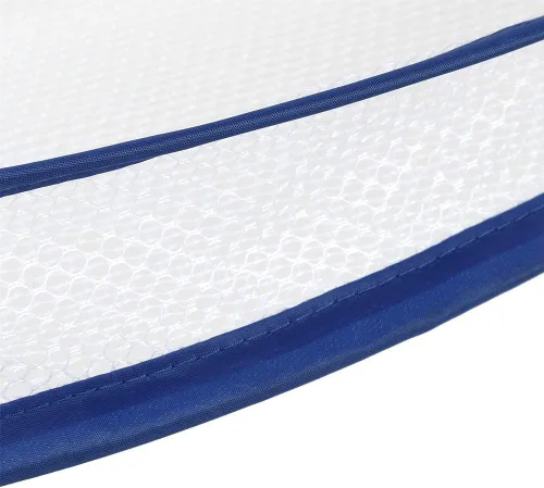 Vista 6 de Estante de secado de ropa de malla plegable para colgar ropa para ropa de lavandería, cesta de secadora de red de una sola capa cesta de lavado