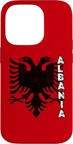 Vista 17 de iPhone 16 Albanian Flag Of Albania Double Eagle Flamuri Shqiperia Case