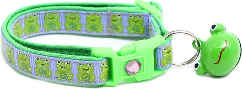 Vista 10 de Collar de gato de rana - Seguridad - Breakaway - Pugs2Persians (pequeño 10 libras y menos), azul)