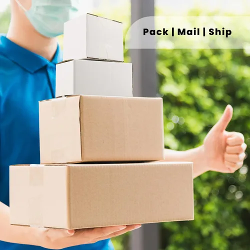 Vista 8 de Golden State Art, Paquete de 28 cajas de envío de 5 x 5 x 5 para tazas de café, velas, regalos por correo, embalaje, almacenamiento, caja de cartón