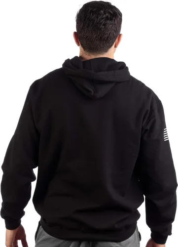 Vista 5 de Ann Arbor T-shirt Co. Sudadera con capucha para el ejército de los Estados Unidos, First Responder de la Fuerza Aérea del Ejército