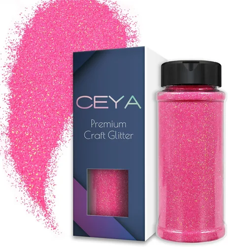Vista 34 de Ceya Polvo de purpurina ultra fina de 3.8 onzas/110g, Admiral Blue Crafts Glitter de 1/128 pulgadas, 0.008 pulgadas, 0.2mm para slime, resina epoxi