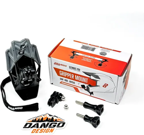 Vista 7 de Dango Design Gripper Mount - Soporte universal para cámaras de acción, uso como soporte en motocicleta, cascos de deportes de potencia y más Acción