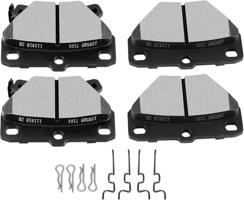 Vista 13 de Kit de pastillas de freno cerámicas, pastillas de freno SCITOO delanteras compatibles con Buick, Cadillac, Chevrolet, Oldsmobile, Pontiac, D699