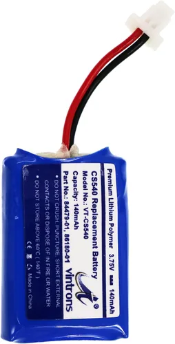 Vista 2 de VINTRONS 86180-01, 84479-01, CS540, C054 - Batería de repuesto para Plantronics CS540, C054
