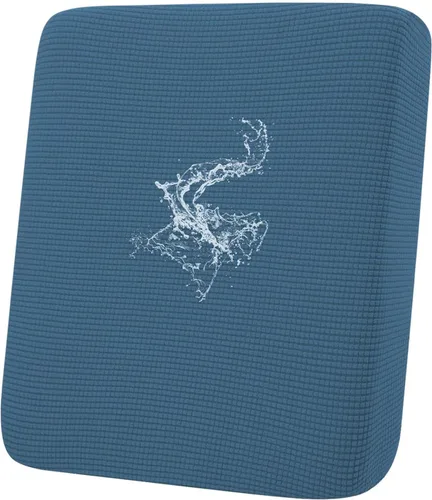 Vista 64 de Fundas impermeables para sofá seccional, fundas de cojín antideslizantes para sofá Ajuste seccional en forma de L, tela jacquard elástica, parte