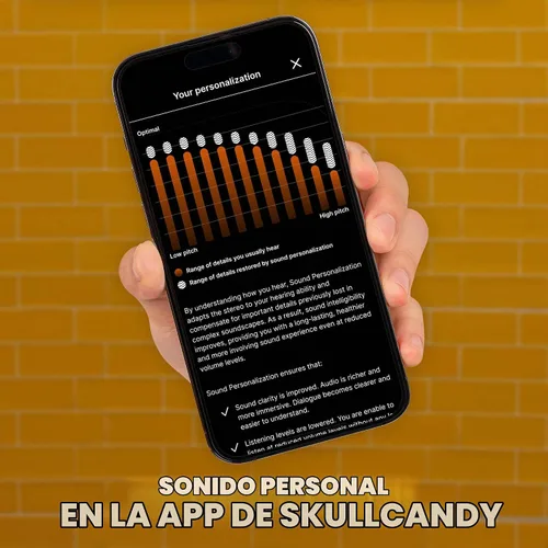 Vista 8 de Skullcandy Crusher 1080 ANC - Auriculares con sonido de Bose - True Black Negro verdadero