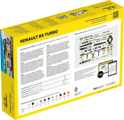 Vista 2 de Heller Kit de construcción de modelos de coche Renault R5 Turbo