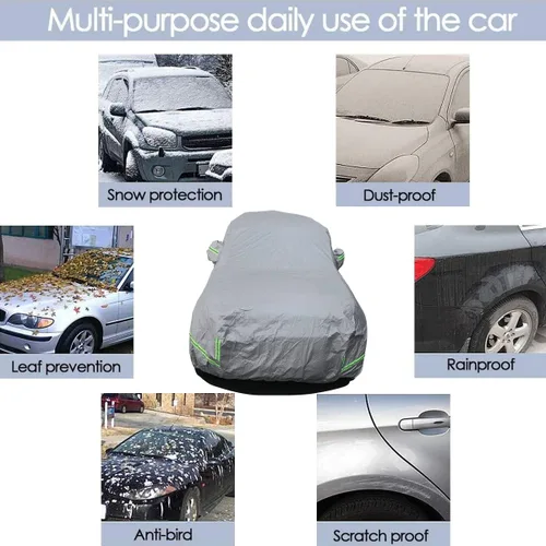 Vista 5 de Funda impermeable para automóvil para todo tipo de clima, compatible con Land Rover Defender 110 2020-2024, cubierta de protección exterior