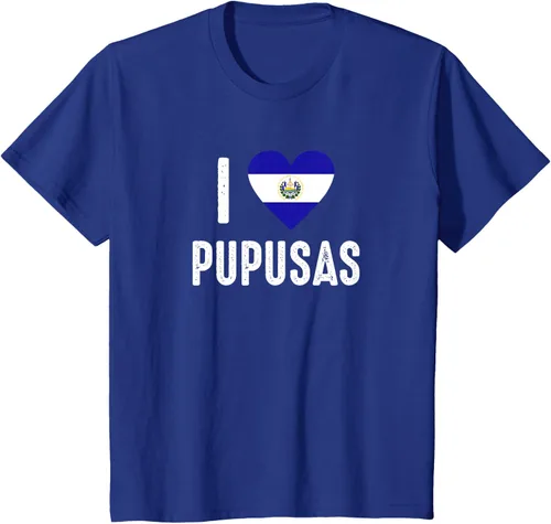 Vista 38 de Camiseta I Love Pupusa from El Salvador