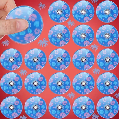 Vista 8 de Sotiff 24 piezas de tortuga verde Fidget Spinners a granel, mini juguetes