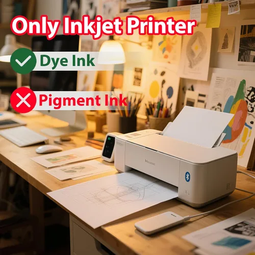 Vista 7 de Uinkit 100 hojas 115 g/m² Papel fotográfico 30 lb Muy delgado Papel para volantes Papel fotográfico brillante 8.5x11 de un solo lado Papel