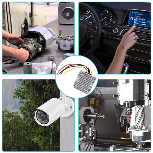 Vista 8 de Convertidor reductor, convertidor de voltaje de 8V-40V a 12V 6A, Convertidor de 72 W CC a CC, módulo regulador de voltaje impermeable con protección