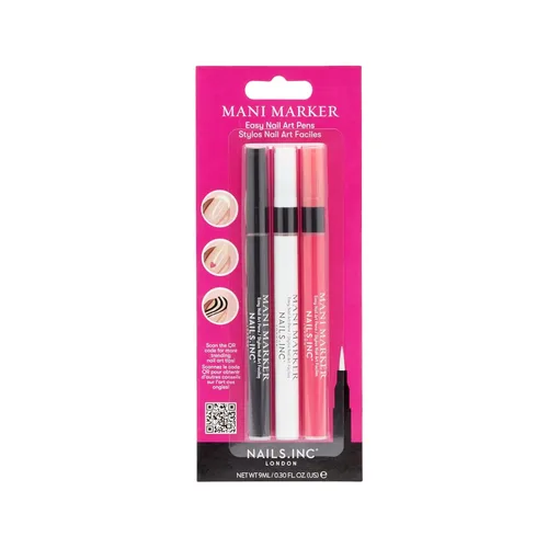 Vista 10 de Nails Inc Mani - Juego de 3 rotuladores para arte de uñas