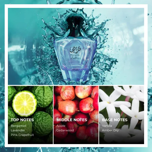 Vista 3 de Afnan Turathi Electric - Eau de Parfum unisex, 3.0 onzas líquidas