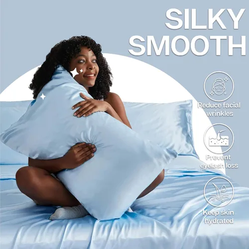Vista 227 de MR&HM - Funda de almohada de satén