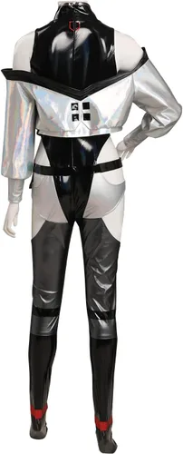Vista 2 de Lucy - Disfraz de Netrunner para cosplay, traje de anime para mujer, para fiesta de Halloween