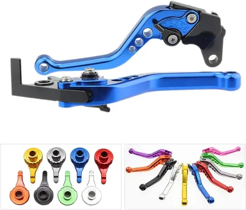 Vista 6 de FXCNC Palancas de embrague de freno ajustables para motocicleta compatibles con Meteor 350 2022-2024