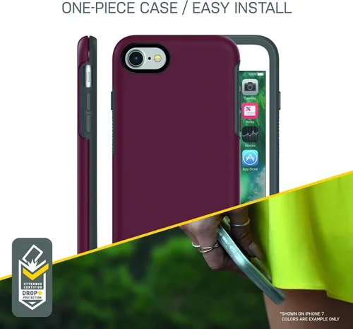 Vista 4 de OtterBox Symmetry serie de estuches para iPhone 8 y iPhone 7 (NO Plus) -, Empaque de fábrica Tienda de dulces