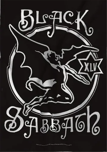 Vista 2 de Signs-unique Black Sabbath - Póster grande de tela para el 45 aniversario (43.307 x 29.528 in)