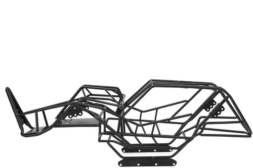 Vista 9 de Dilwe Marco de jaula enrollable para automóvil a control remoto, marco de metal, cubierta de chasis para Axial Wraith a escala 1/10