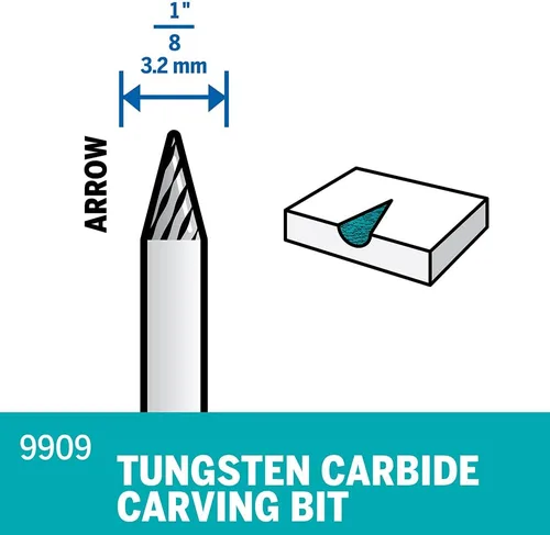 Vista 24 de Dremel Cortador de carburo de tungsteno 9901