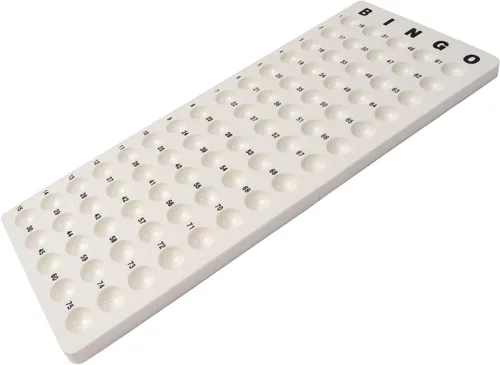 Vista 7 de GSE Games & Sports Expert Tablero maestro de bingo para bolas de 7/8 pulgadas, tablero de llamadas de bingo negro para fiestas, grupos grandes