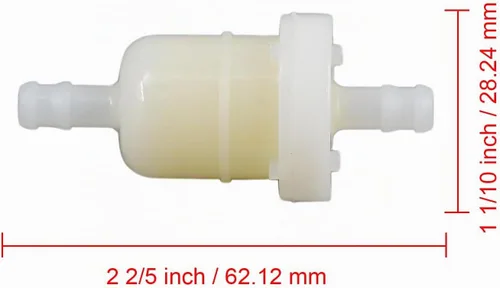 Vista 5 de 2 filtros de combustible 0G9914 compatibles con generador Generac