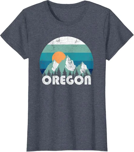 Vista 91 de Oregon State Retro Vintage Camiseta