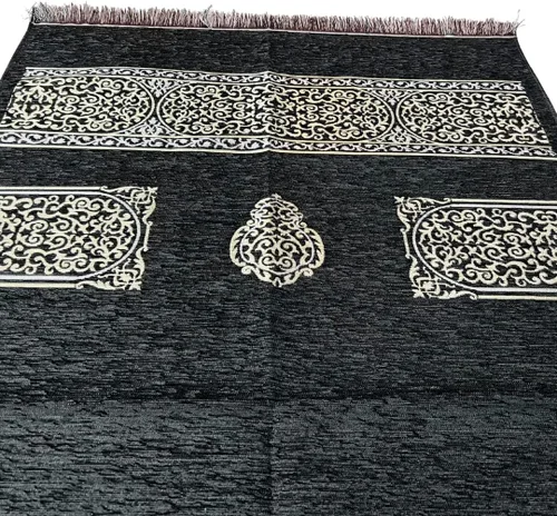Vista 5 de Alfombra de oración musulmana, alfombra de oración turca, alfombra de oración para hombres musulmanes, mujeres, Janamaz con temática de kaaba