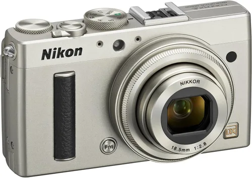 Vista 4 de Nikon COOLPIX A - Cámara digital de 16 megapíxeles, color plateado