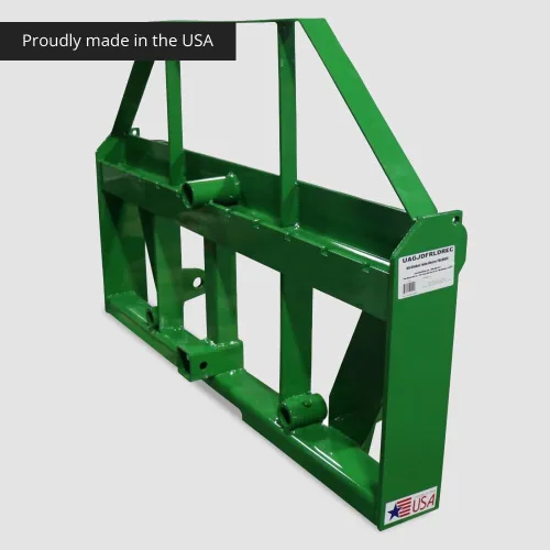 Vista 6 de Titan Attachments UA - Accesorio para marco de horquilla de palet, compatible con John Deere Global Euro Tractor, nominal 4,500 libras