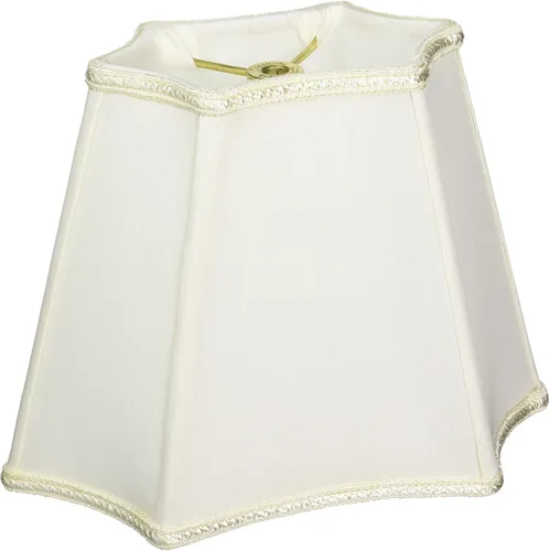 Vista 11 de Royal Designs - Pantalla rectangular curvada de esquina invertida, color dorado antiguo, (6.5 x 4) x 10 x 6 x 8 pulgadas