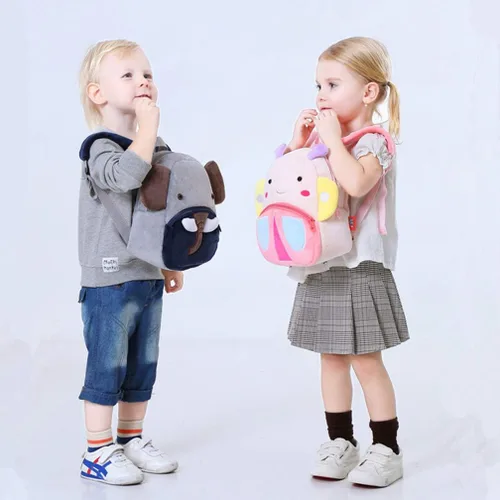 Vista 9 de Mochila de neopreno 3D para niños con dibujos animados de animales, bolsas informales de resistencia al agua de jardín de infancia bolsa