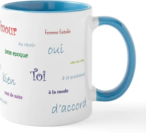 Vista 31 de CafePress Taza de café de cerámica con bandera francesa de 11 oz (11.0 fl oz)