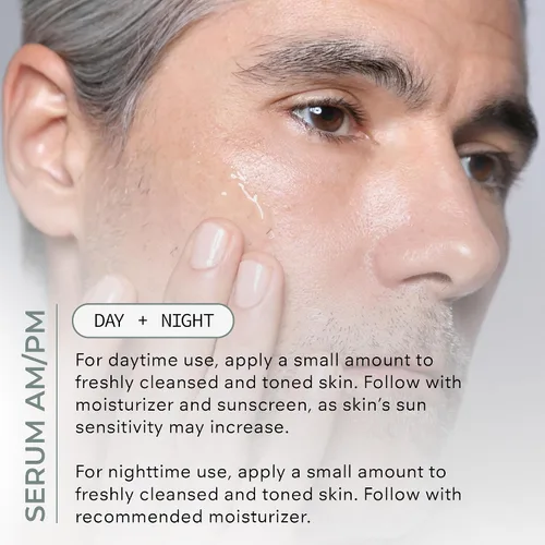 Vista 4 de COSMEDIX Simply Brilliant - Suero facial iluminador 24/7, suero facial exfoliante para líneas finas, arrugas y tono de piel desigual, cuidado