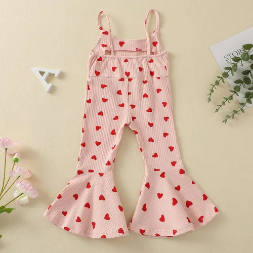 Vista 7 de Traje de 4 de julio para niña pequeña, traje rojo, blanco y azul, estampado de helado, ropa del 4 de julio