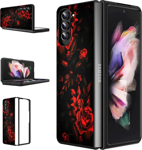 Vista 24 de Funda para Samsung Galaxy Z Flip 5 5G, Galaxy Z Flip 5, PC duro a prueba de golpes, plegable, duradera, resistente a los arañazos, para Samsung Z