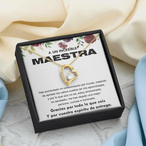 Vista 2 de Regalo Para Maestra De Agradecimiento - Regalos Para Maestras, Collar De Cruz Para Mujer, Regalos Para Graduación De Mujer 2023, Collar Para Hombre